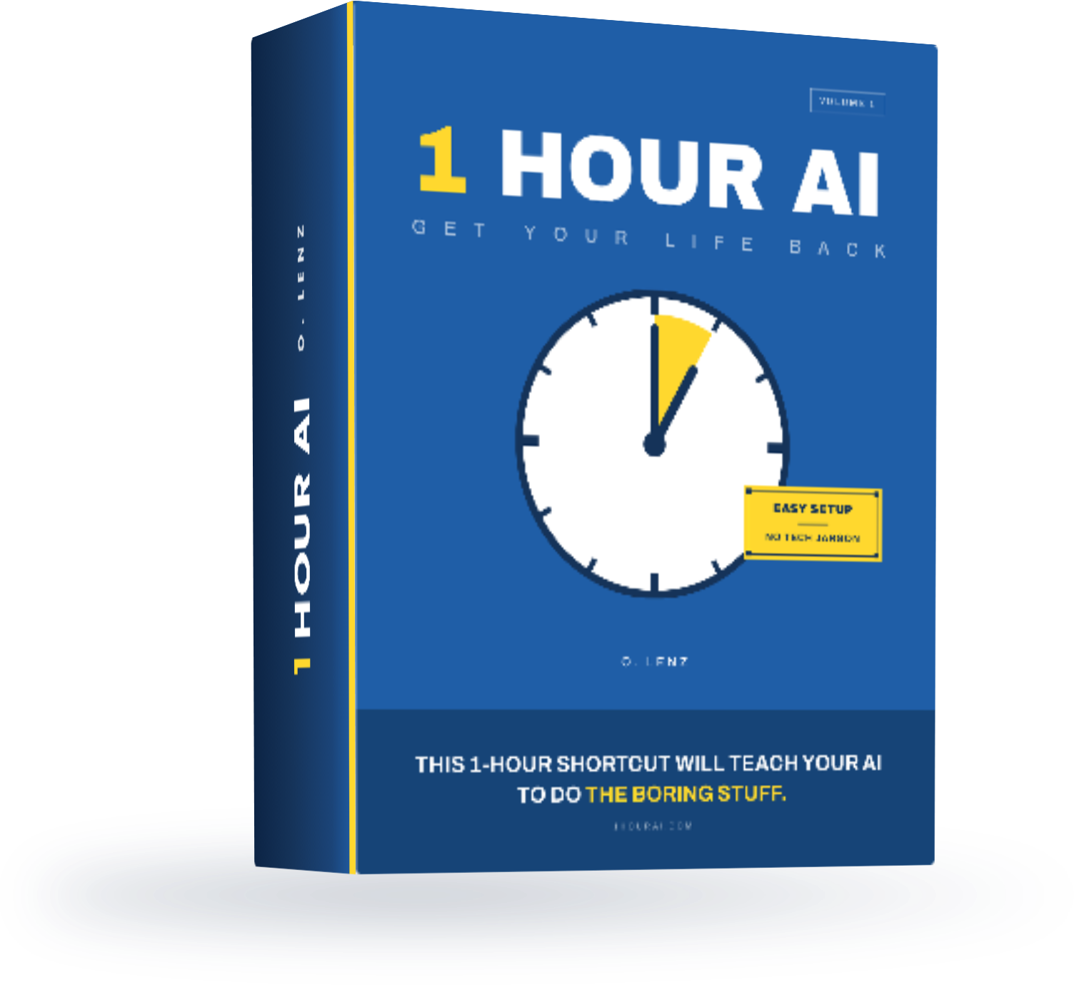 1 Hour AI, volume one, by O. Lenz